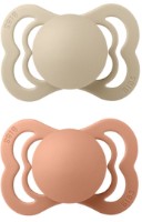 Suzeta BIBS Supreme Silicone 2 Pack - Vanilla/Peach 0+ months (160350)