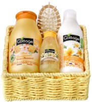 Set Cadou Cottage Coffret Lait Miel & Frangipanier