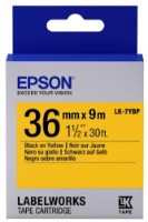 Epson Tape Cartridge EPSON LK7YBP: 36mm/9m, Pastel Black/Yellow, C53S657005