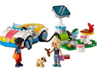 Set de construcție Lego Friends: Electric Car and Charger (42609)