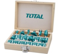 Набор фрез по дереву Total Tools TACSR0121