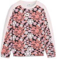 Детская толстовка Puma T7 Snflr Aop Crew Tr G Puma Black, s.152