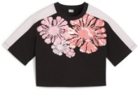 Tricou pentru copii Puma T7 Snflr Graphic Tee G Puma Black, s.164