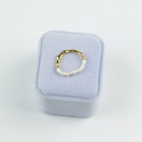 Кольцо Iris Wish Avrora AV-761 s.16-17 Lem/Pearl