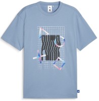 Мужская футболка Puma X Playstation Elevated Tee Zen Blue, s.XL