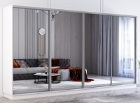 Dulap cu uşi glisante Mobildor-Lux Fox Mirror 390x210 White (fox7022)