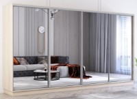 Dulap cu uşi glisante Mobildor-Lux Fox Mirror 390x230 Oak Sonoma (fox7029)