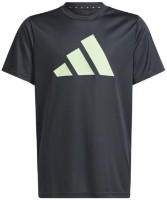 Tricou pentru copii Adidas U Tr-Es Logo T Carbon, s.140