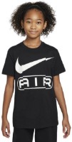 Tricou pentru copii Nike G Nsw Tee Boy Air Black, s.M