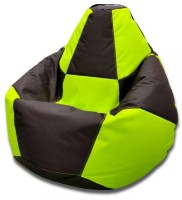 Fotoliu puf BeanBag Chess Oxford 600D L Черный/Зеленый