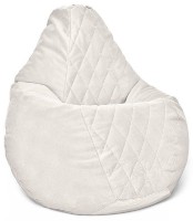 Кресло-мешок BeanBag Maserrati Romb XXL Белый