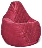 Кресло-мешок BeanBag Maserrati Romb XXL Бордовый
