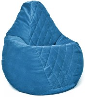 Кресло-мешок BeanBag Maserrati Romb XL Голубой