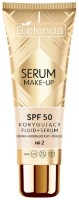 Тональный флюид для лица Bielenda Make-Up Fluid+Serum SPF50 30ml N2
