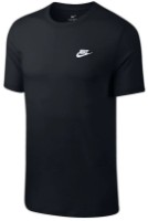 Tricou bărbătesc Nike Sportswear Club Black/White, s.M