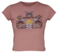 Tricou de dame Converse Blooming Skate Tee Pink, s.XXL