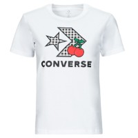 Tricou de dame Converse Cherry Star Chevron Infill Tee White, s.XXL