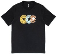 Tricou bărbătesc Converse Chuck Patch Distort Tee Black, s.L