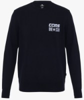 Hanorac pentru bărbați Converse Cons One Star Crew Black, s.L