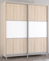 Dulap cu uşi glisante Mobildor-Lux Aron-P 200x220 Oak Sonoma/White (aronp5196) K