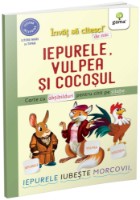 Cartea Invat sa citesc de mic! Iepurele, vulpea si cocosul (9789731499697)