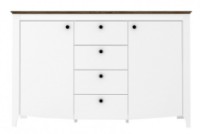 Comodă Gerbor Karina KOM2D4S Nymphea Alba/ Stejar Sonoma Trufe