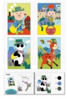 Раскраска для детей Djeco Panda and Friends DJ08630