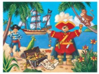 Пазл Djeco 36 The Pirate and the Treasure DJ07220