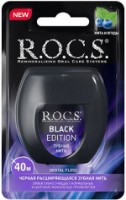 Ață dentară R.O.C.S. Black Edition 40m (730968)