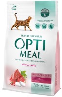 Сухой корм для кошек Optimeal Adult Cat Extra Taste Veal 700g