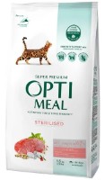 Hrană uscată pentru pisici Optimeal Adult Cat Sterilised Beef & Sorghum 1.5kg
