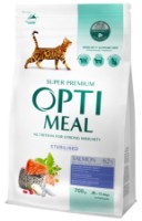 Hrană uscată pentru pisici Optimeal Adult Cat Sterilised Salmon 700g