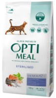 Hrană uscată pentru pisici Optimeal Adult Cat Sterilised Salmon 1.5kg