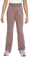 Pantaloni spotivi pentru copii Nike G Nsw Flare Pant Jsy Lbr Smokey Mauve/Platinum Violet, s.M