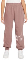 Pantaloni spotivi pentru copii Nike G Nsw Ft Air Pant Smokey Mauve/Platinum Violet, s.XL
