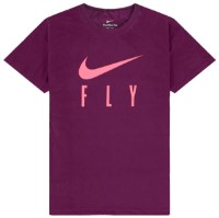 Tricou de dame Nike W Nk Df Swoosh Fly Grx Tee Violet Mist, s.M