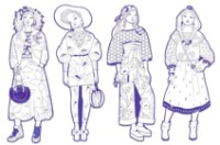 Раскраска для детей Djeco Zaho & Friends DJ09546