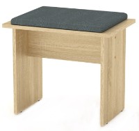 Табурет Компанит Т-7 Серый/Дуб Сонома