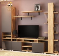 Living ML-Mobila МЛ-10 Stejar Auriu/Antracit