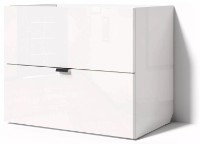 Noptieră Fabrik Home Hardy Alb Luciu