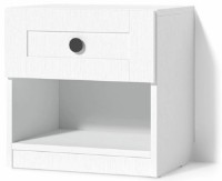 Noptieră Fabrik Home Mezzo 2 Alb Frasin