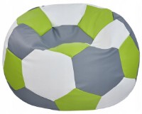 Fotoliu puf BeanBag Ares XL Зеленый/Белый/Серый
