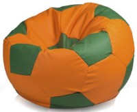 Кресло-мешок BeanBag Ares XL Оранжевый/Темно-зеленый