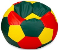 Кресло-мешок BeanBag Ares XXL Зеленый/Красный/Желтый