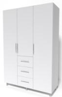 Шкаф Smartex N12 140x52x210cm Белый