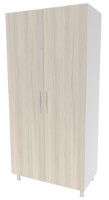 Шкаф Smartex N5 100x52x210cm Белый/Дуб Светлый