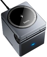 Зарядное устройство Hoco CQ8 Folding 3-in-1 Metal Gray