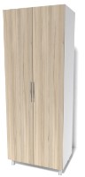 Шкаф Smartex N7 100x52x210cm Белый/Дуб Светлый