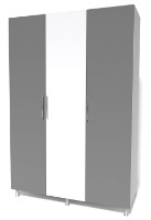 Шкаф Smartex N8 140x52x210cm Белый/Графит