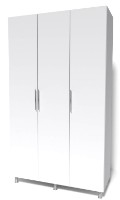 Шкаф Smartex N9 120x47x210cm Белый